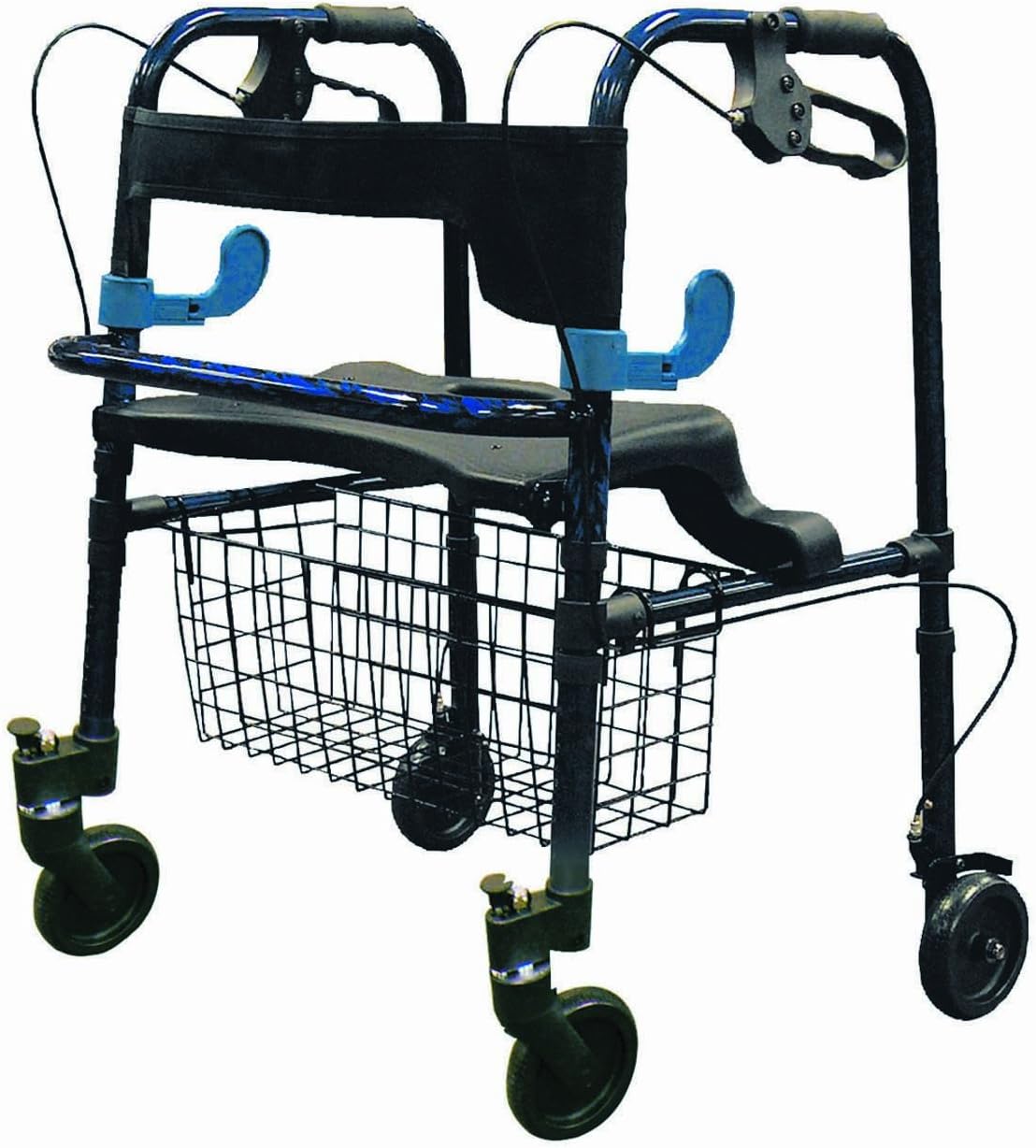 Drive CleverLite 4 Wheeled Walker with Basket and Flip Up Seat