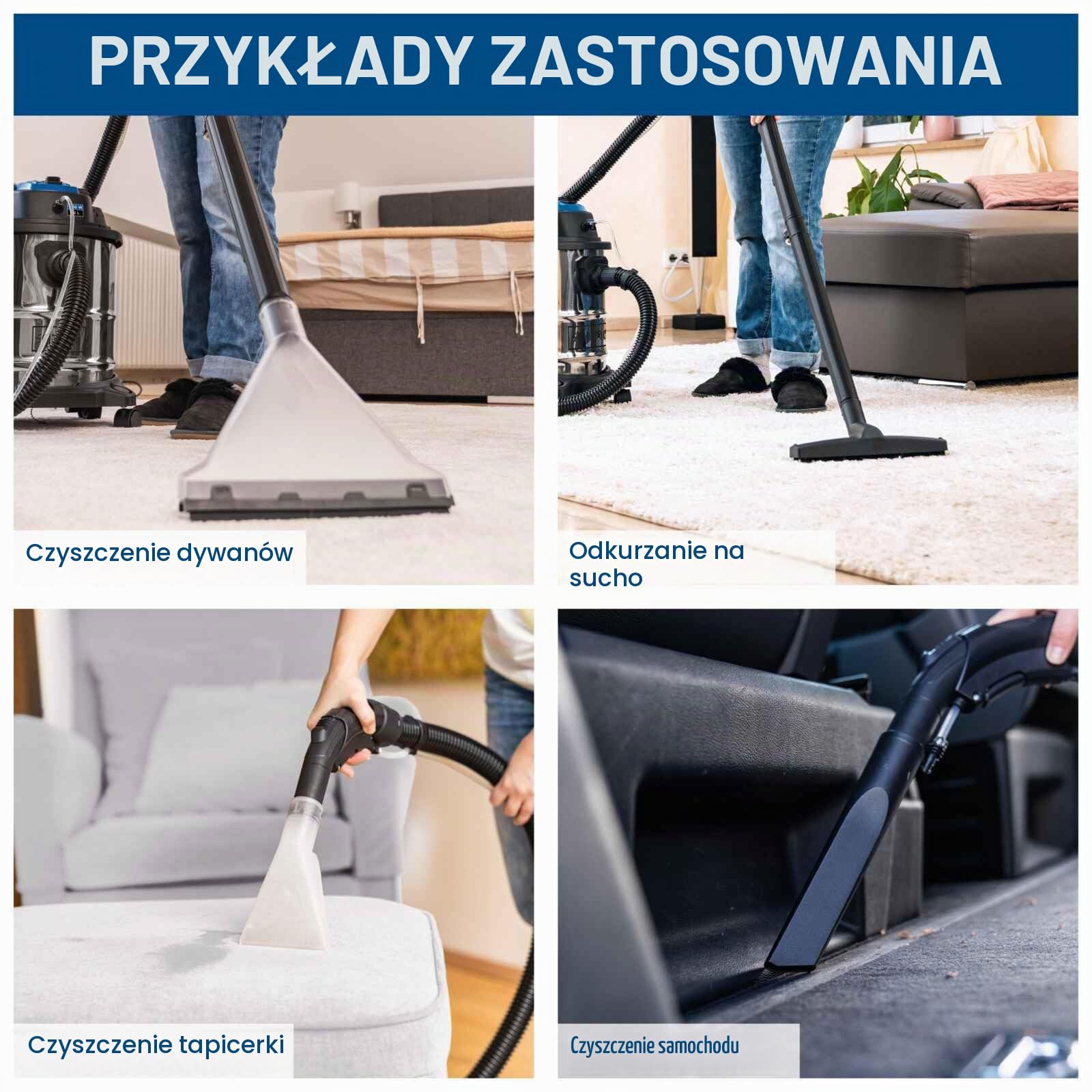Scheppach odkurzacz piorący SprayVac20 1600 W, szary