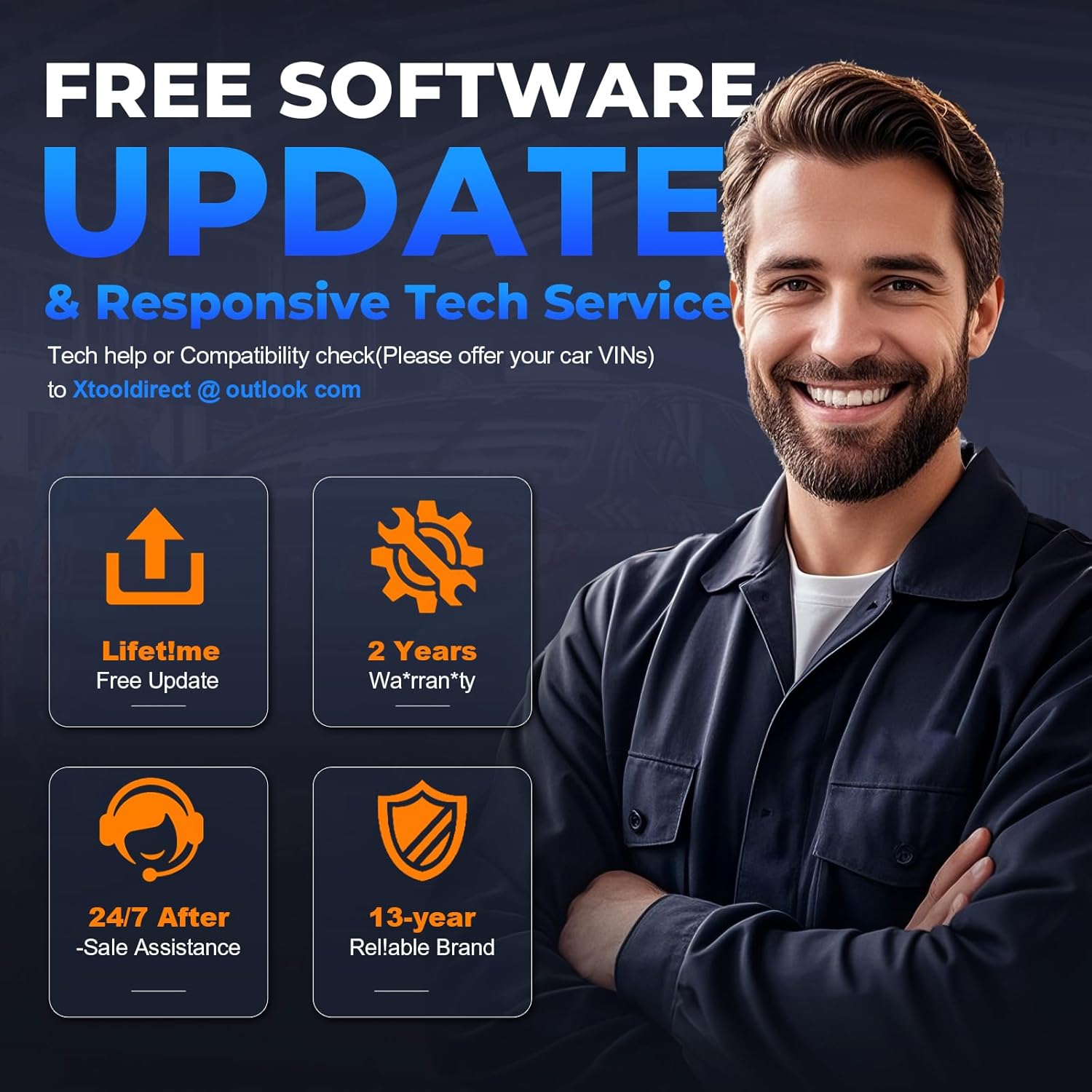XTOOL D6 Free Software Update and Responsive Tech Service