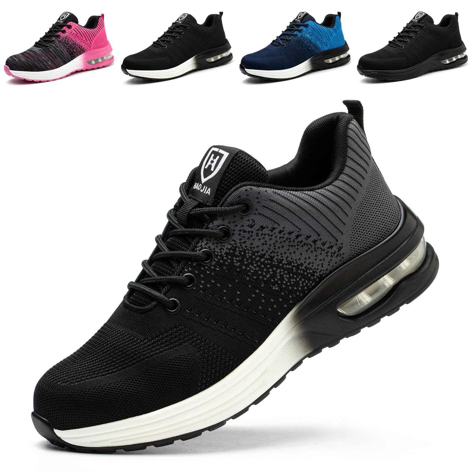 Baofular Scarpe Antinfortunistiche Uomo Donna Leggere Scarpe da Lavoro Comode Scarpe Sicurezza Antiscivolo Traspiranti