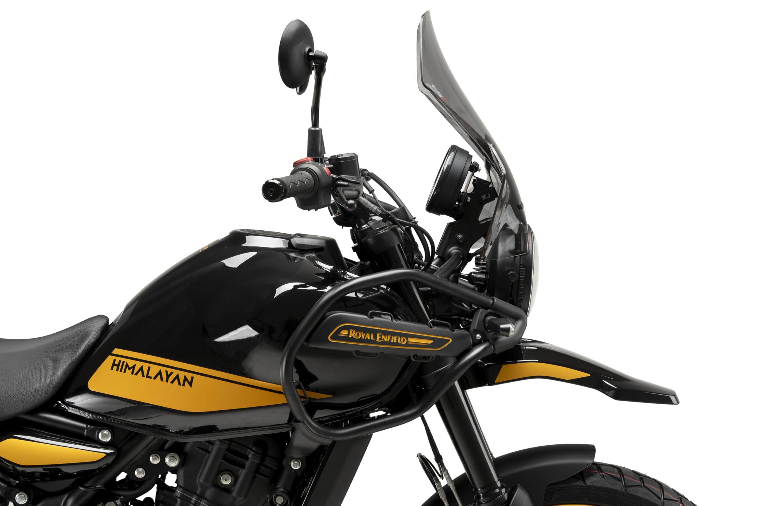 Puig 22113H Regulowana przednia szyba – ochrona aerodynamiczna i innowacyjna konstrukcja dla Royal Enfield Himalayan 450 2024-2025, przydymiona