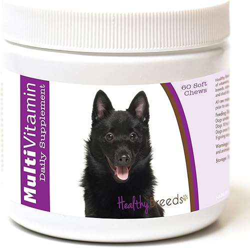 Miniatura 78 de Healthy Breeds Multivitamínico siberiano Husky para perros, suplemento diario recomendado por veterinarios, sabor a tocino, 60 masticables suaves