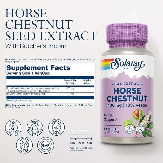 Vital Extracts Horse Chestnut 400 mg