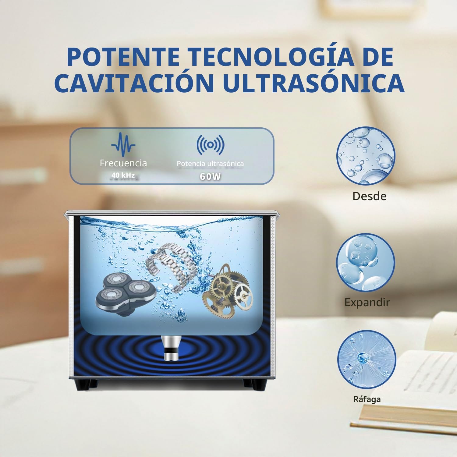 DK SONIC Limpiador Ultrasónico, 1.5L 60W Limpiador Ultrasónico Profesional de Gafas con Control Digital, Limpiador Ultrasónico para Cadenas, Joyas, Limpieza de Monedas (Cestas Incluidas)