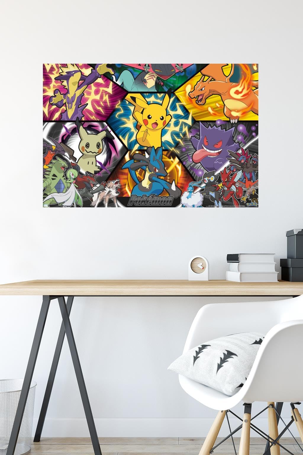 ポケモン　◆完全ポスターカタログ　［3枚セット］ Amazon.co.jp: ポケモン:バトルアート-グループウォールポスター