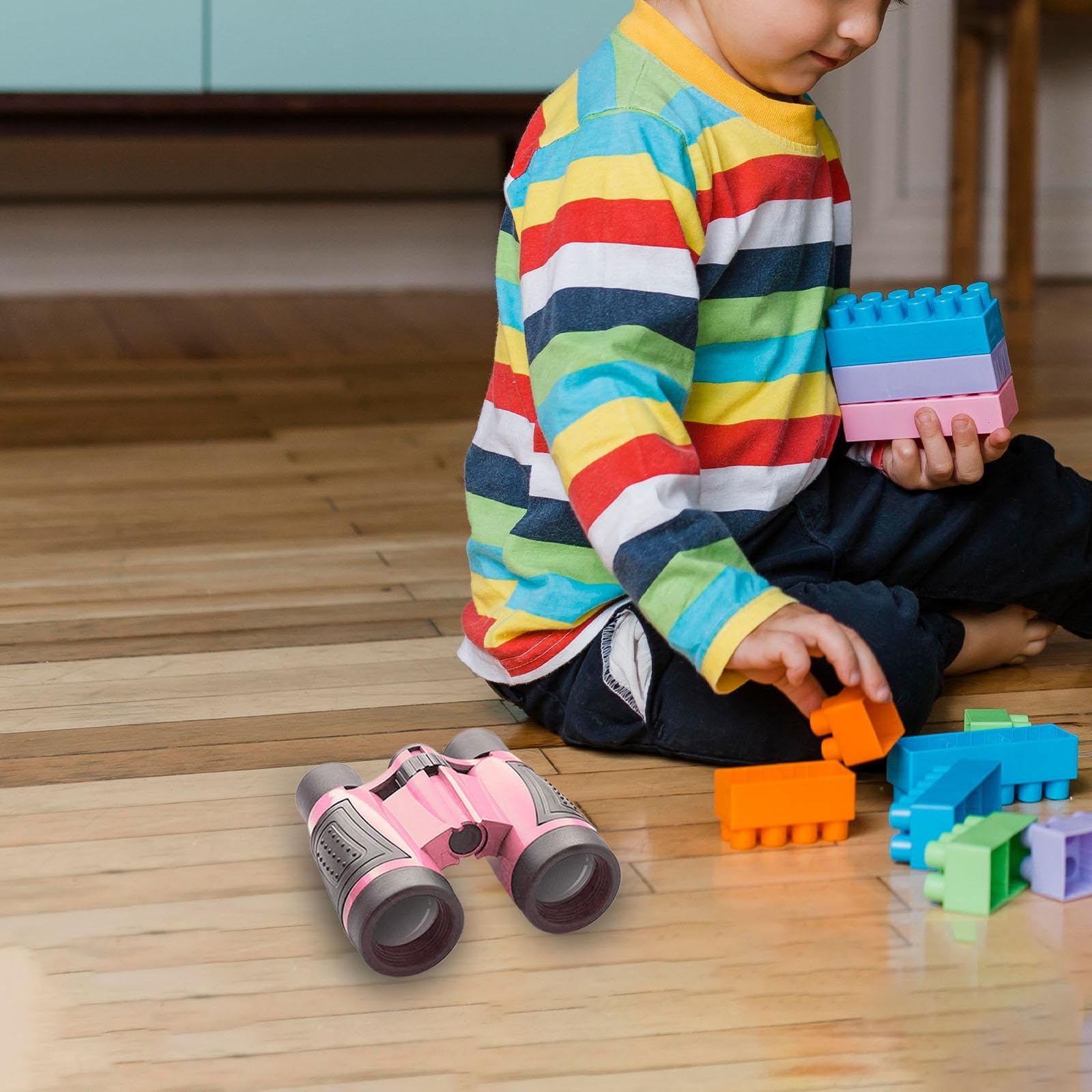 Jumelles 20 x 32 pour Adultes et Enfants Haute Puissance avec Vision Plus Nette - Jumelles compactes avec Vue Confortable - Petites Jumelle Haute Definition pour Obseration des Oiseaux, croisière