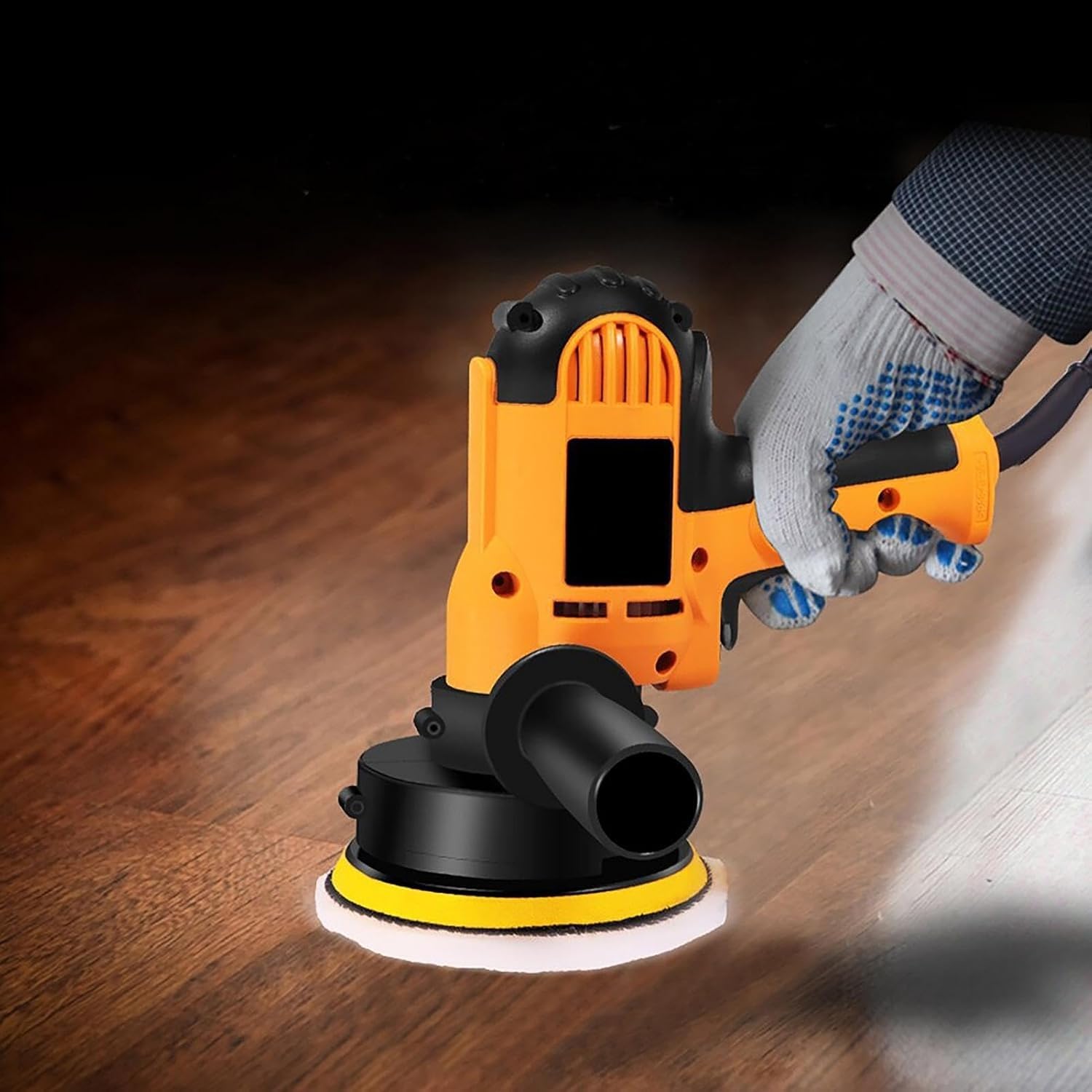 Pulidora Coche, Máquina de Pulir 700W Máquina Pulidora Velocidad Ajustable de 600 a 3700 rpm, Alambre de Cobre Puro, Con 33 Accesorios, Herramientas de Pulido Para Coches, Muebl