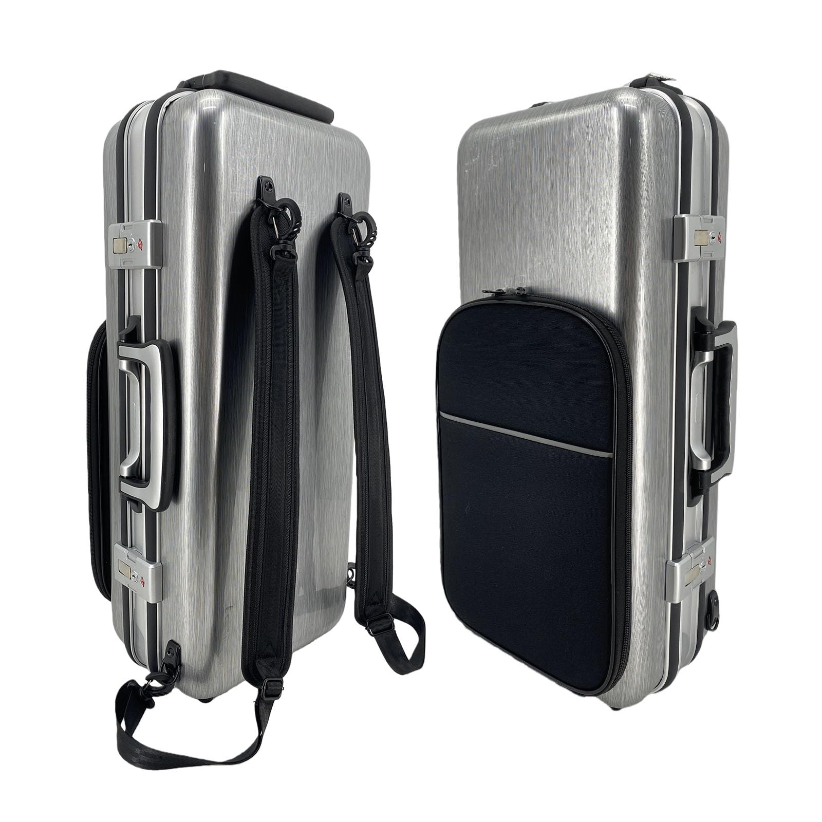Funda para saxofón alto, bolsa de fibra de carbono para saxofón alto con bolsa para partituras, asa/correas de hombro, bolsa de transporte acolchada gruesa para accesorios de saxofón