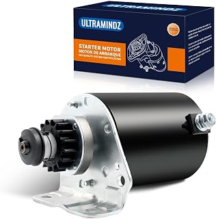 5742N 497595 Starter for Briggs and Stratton 7HP-18HP 16 Teeth for John Deere for Cub Cadet for Toro Mowers Tractors-Lawn 497594 390838 391423 392749 394805 AM122337 AM37352 LG497595