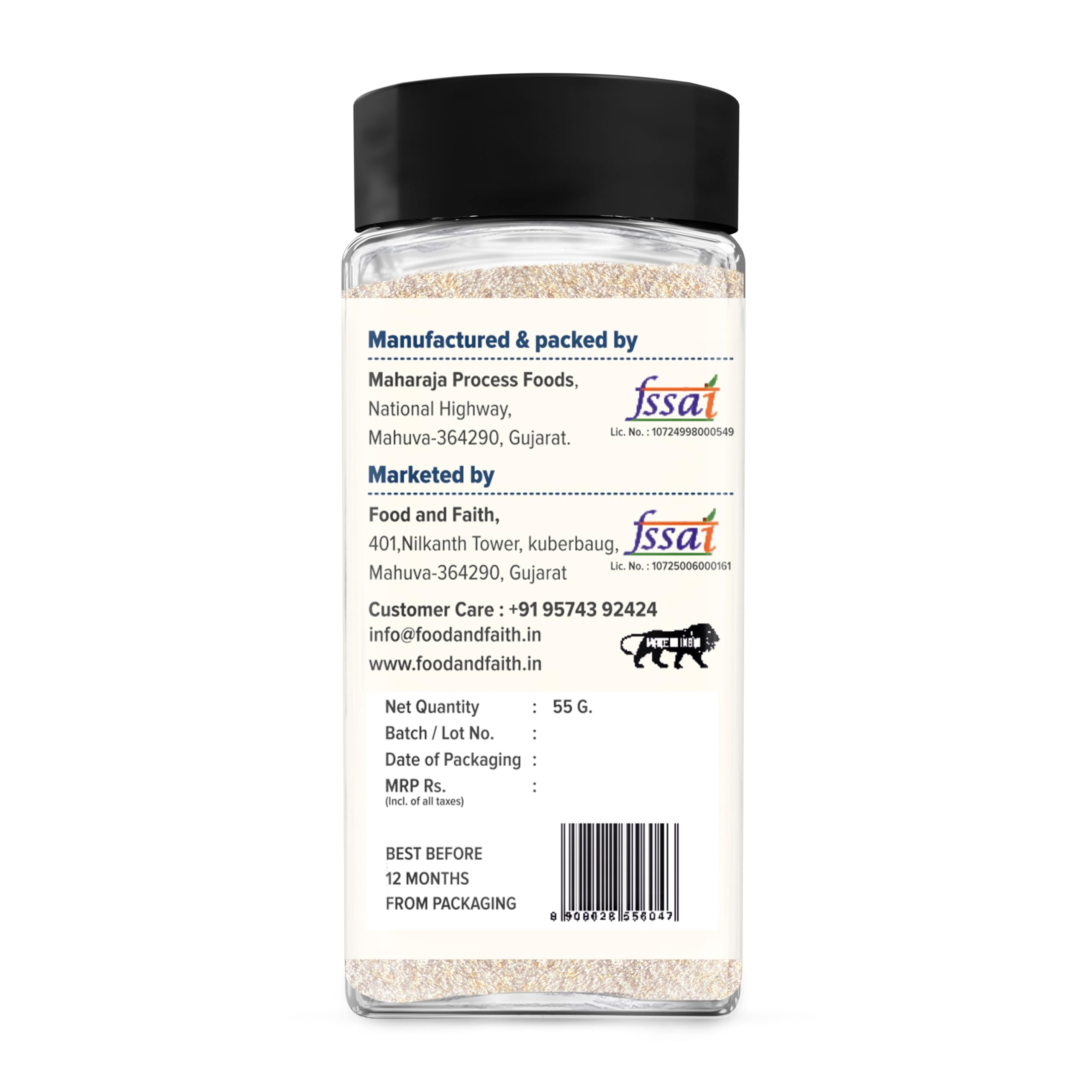 Food & Faith White Onion Powder | Natural Dehydrated Pyaz Powder 