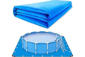 18 x 18 Ft Swimming Pool Ground Cloth for Protection