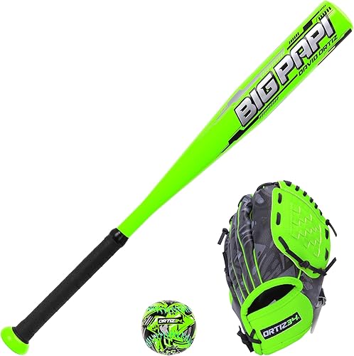 Miniatura 12 de Youth T-Ball Set, 25” Signature Aluminum T-Ball Bat with -10 Drop, Foam Core T-Ball, 9” Lightweight Youth Glove, Vibrant Graffiti Print
