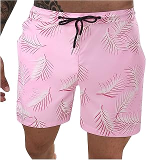 Calça fitness casual estampada musculação verão masculina bolsos shorts praia masculina calção de banho bonito