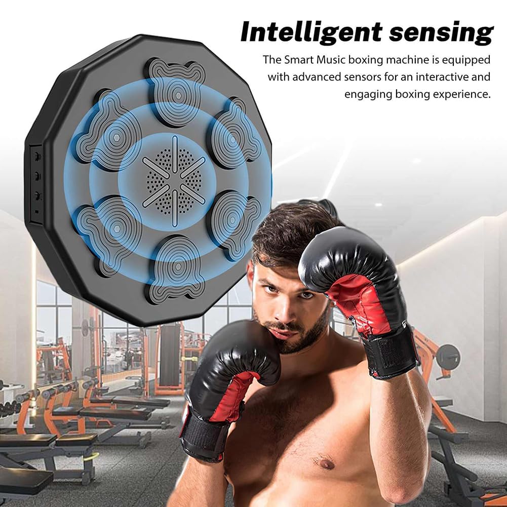 Smart Music Boxing Machine Fun Wall Mounted Boxing Training Pad Volwassenen Jeugd Home Bluetooth Training Fitnessapparatuur