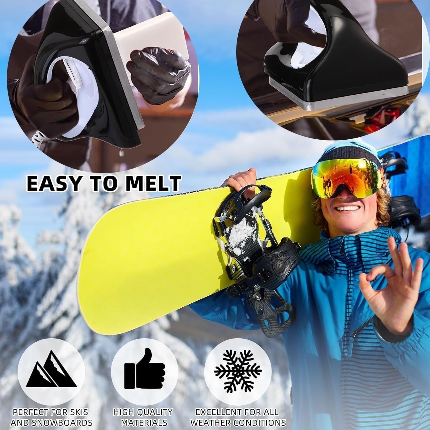 Fer à Farter Professionnel for Skis et Snowboards, Fer à Farter for Skis et Snowboards, Fer à Farter à température réglable for Snowboards, Fer à Farter for Skis et Snowboards for la