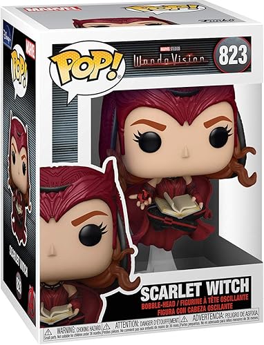 Miniatura 2 de POP Marvel: WandaVision - Figura de vinilo de Funko de la bruja escarlata (paquete con funda protectora de caja compatible), multicolor, 3.75