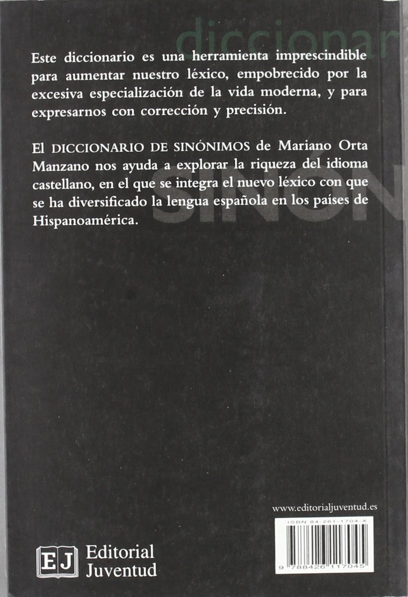 Diccionario de sinónimos