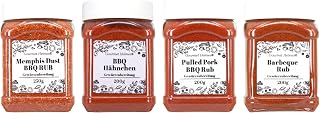 BBQ Gewürzset – Memphis Dust, Hähnchen, Pulled Pork & Barbeque Rub – Ideal für intensiven Grillspaß und als Geschenk für BBQ-Fans (Kleine Dosen)