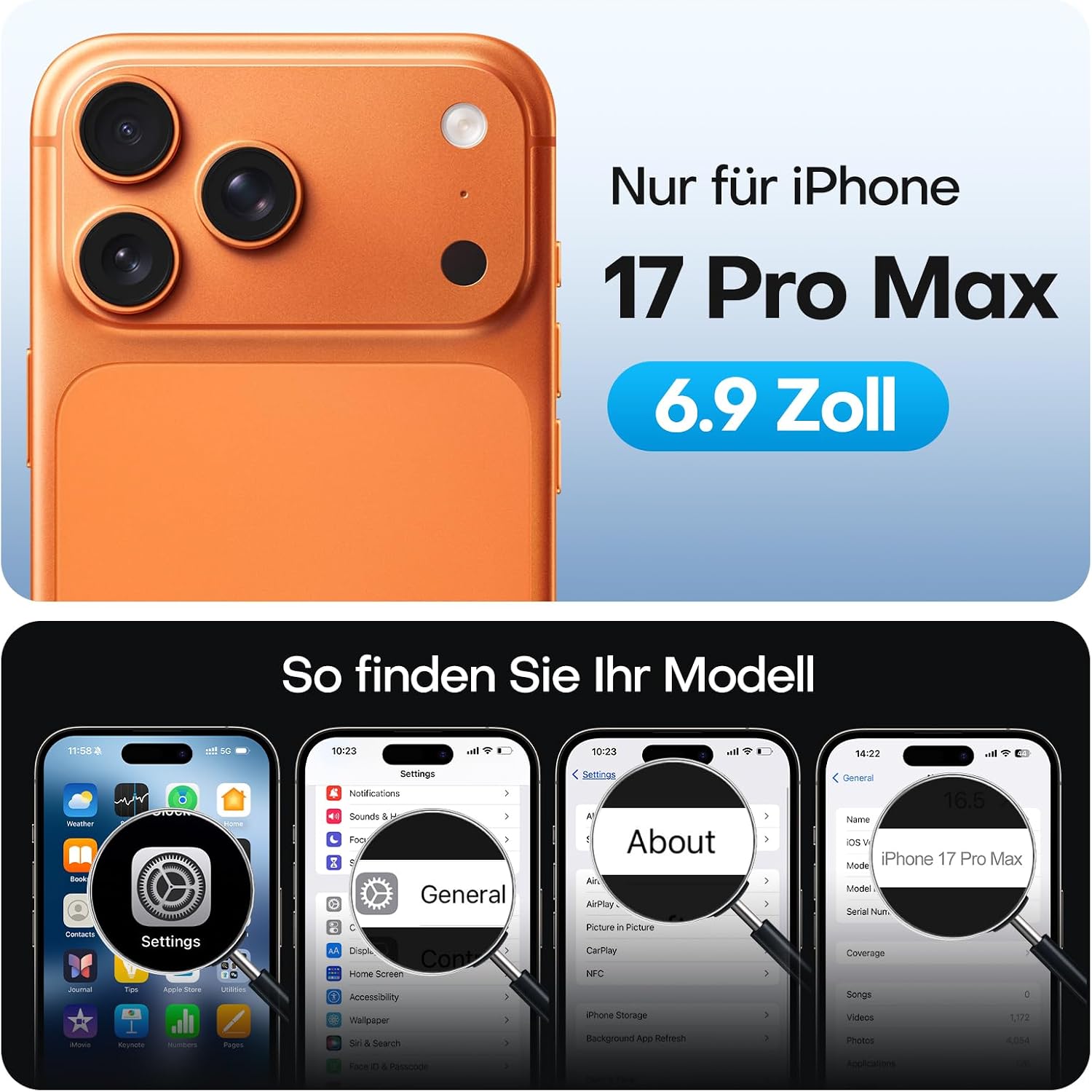 TAURI für iPhone 17 Pro Max Panzerglas 6,9 Zoll - 2 Stück - Analyse des détails et conception