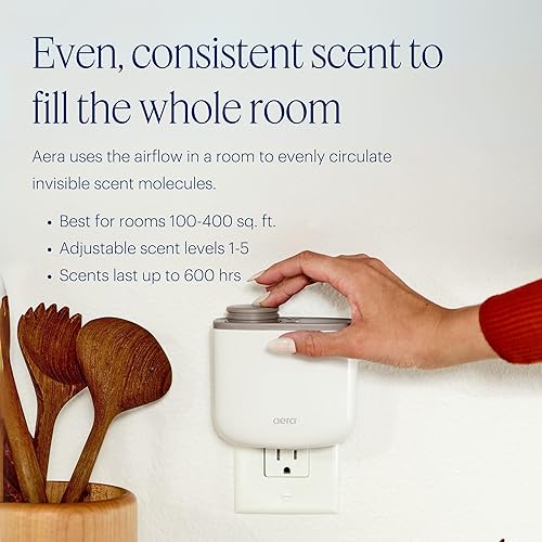 Miniatura 3 de Aera Mini Difusor de Fragancia para el Hogar Enchufable Control de Aroma con Aplicación para Hogar Inteligente, Aceite Esencial y Aromaterapia,