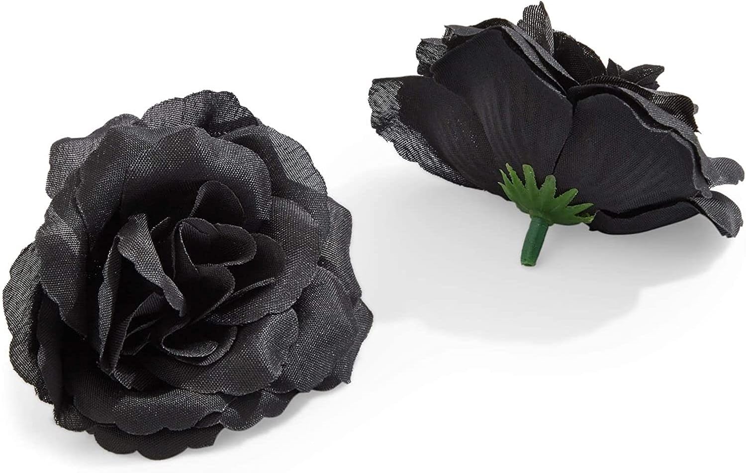 Bright Creations Black Artificial Roses Bulk - 3-Inch Stemless Foam Roses 50 Pack for Crafts & Home Decor - Image 7