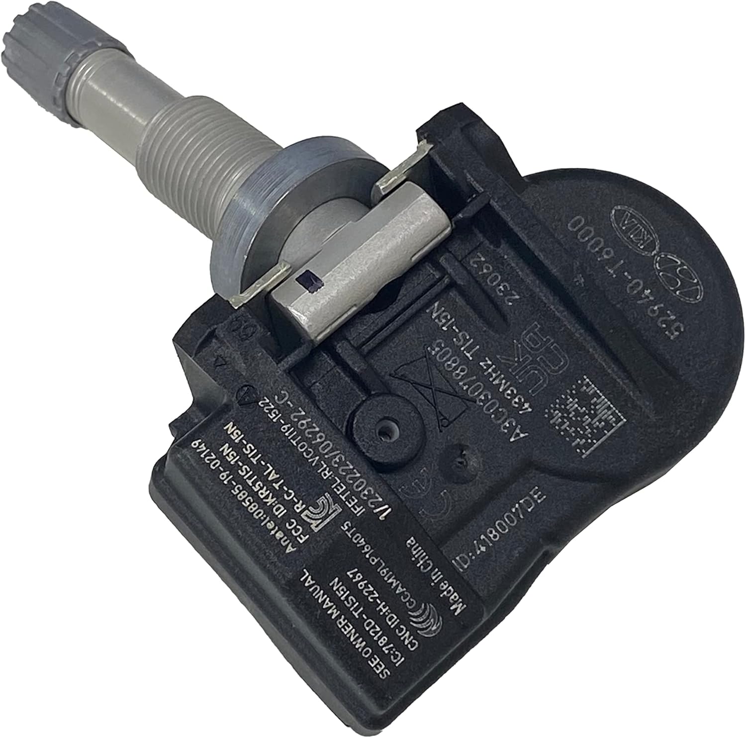 Genuine OEM 52940-T6000 TPMS Valve 4pcs set / 52940T6000 for Hyundai Genesis GV80 21-22 replaces 52940AR100