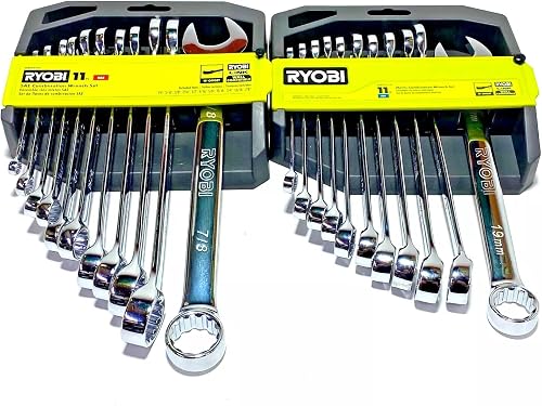 22 PC. SAE & Metric Combination Wrench Set | RHMTCW1101+RHMTCW1102