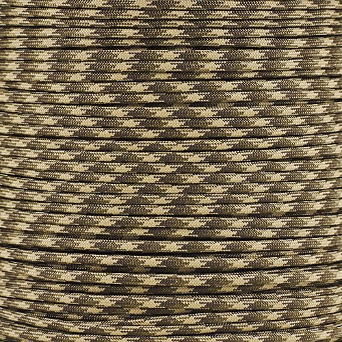 Paracord Planet 550lb Paracord – 7 Strand Type III Tactical Parachute Cord for Hiking and Camping