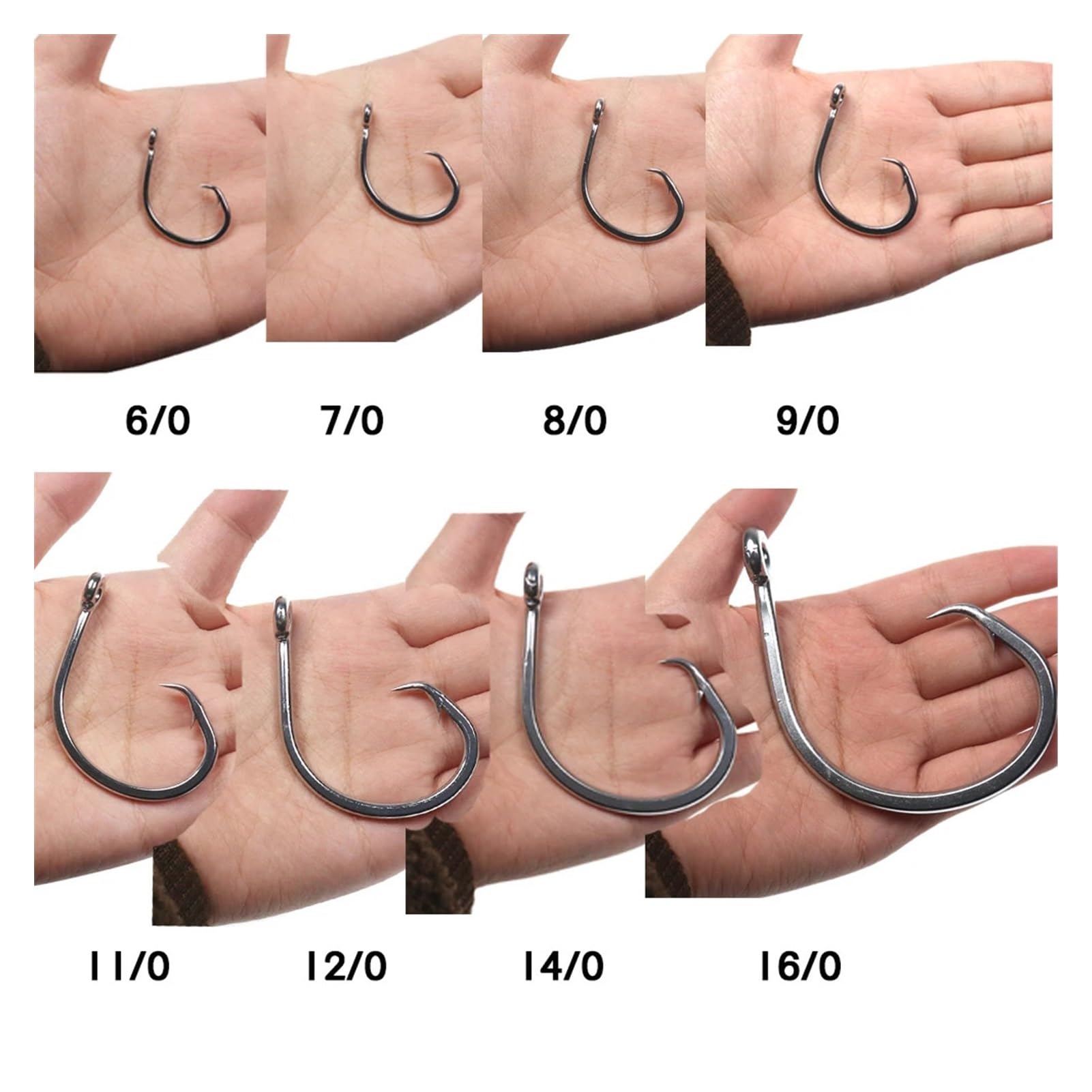 Ganci Da Pesca 5 Pezzi Gancio In Acciaio Inox Per Pesca In Mare - Foto 11