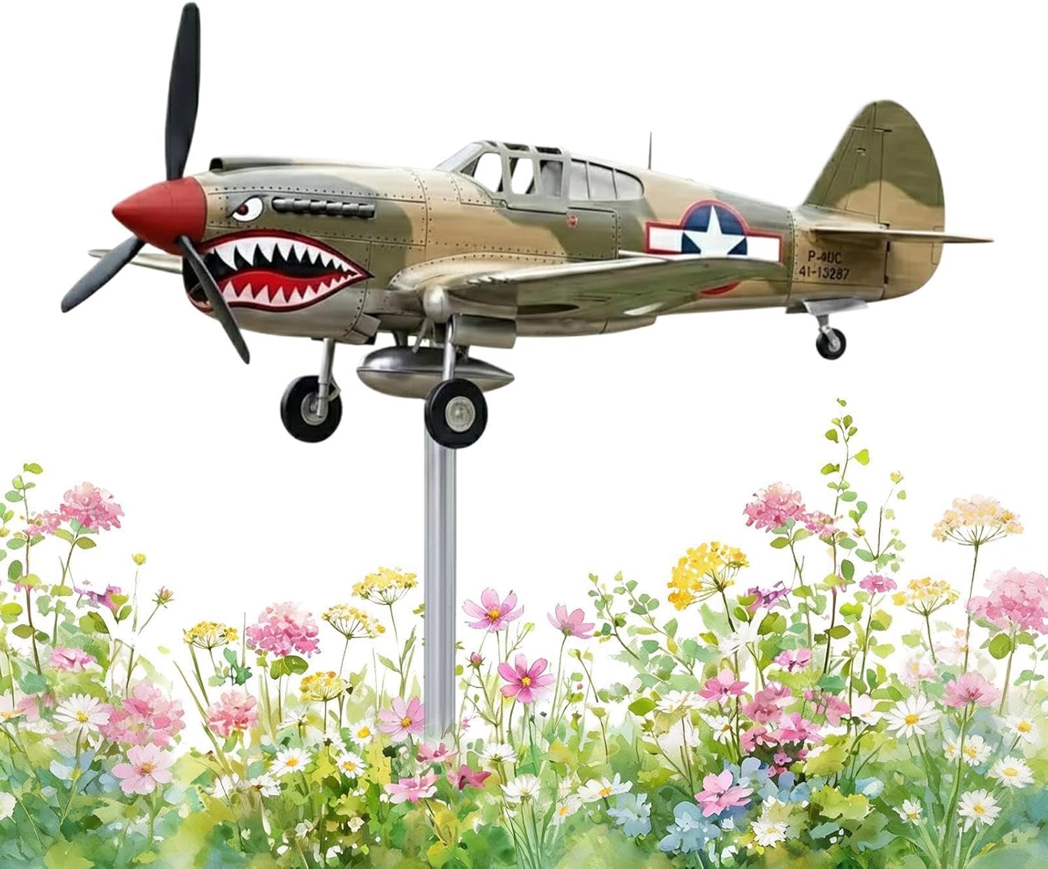 Garden Wind Indicator - Smooth Rotating Sculpture, Propeller Wind Vane with Sturdy Weatherproof Build, Outdoor Yard Decoration, Farmhouse Backyard House Accessor, Accurate Monitoring and Visual Appeal