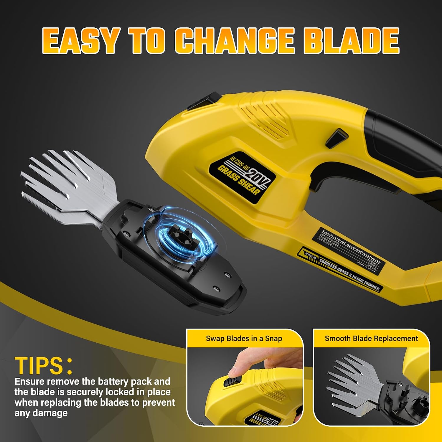 Cordless Grass Shear & Hedge Trimmer