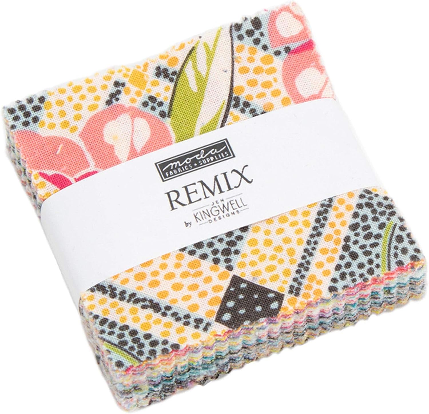Remix Mini Charm Pack by Jen Kingwell; 422.5" Precut
