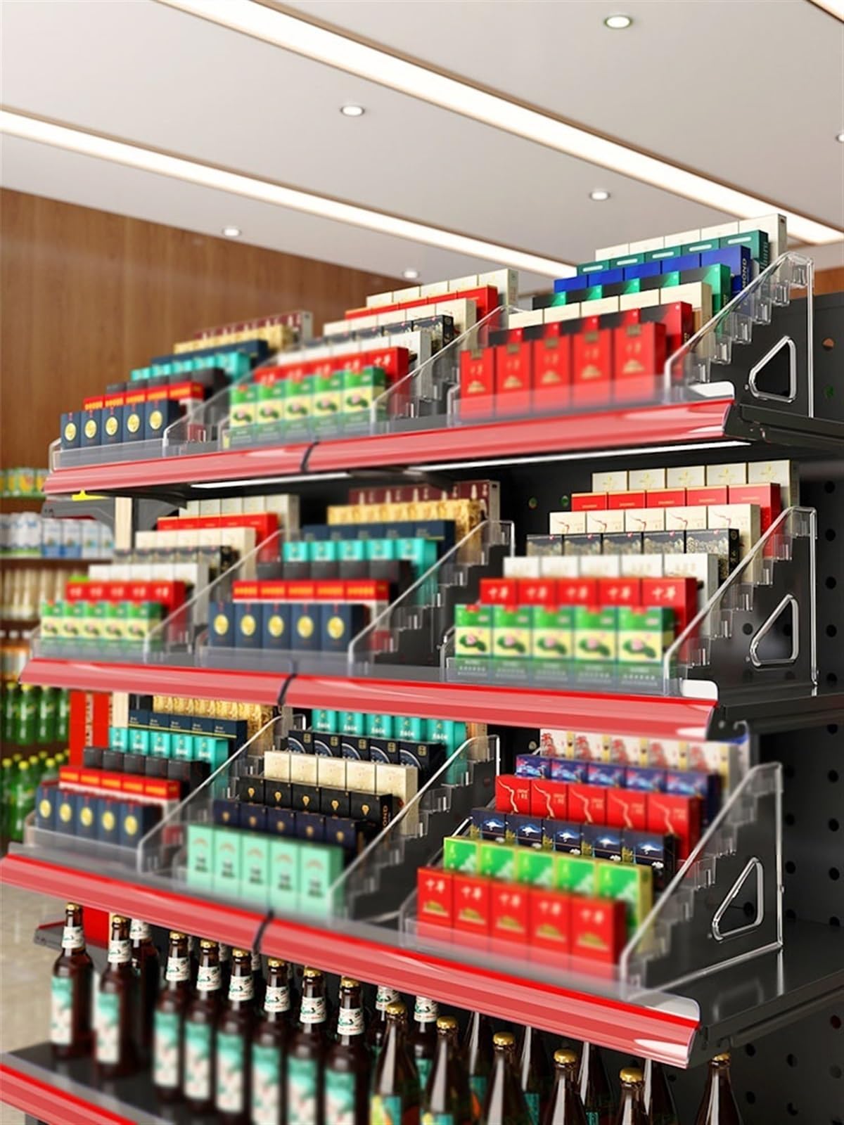 Amazon.com: Convenience Store Cigarette Display Stand 3 5 7 Layer Cigarettes  Organiser Holder, Clear Plastics Cigarettes Stand Rack for Retail  Store/Supermarkets, Convenience Counter Display Case for Candies Snac :  Health & Household