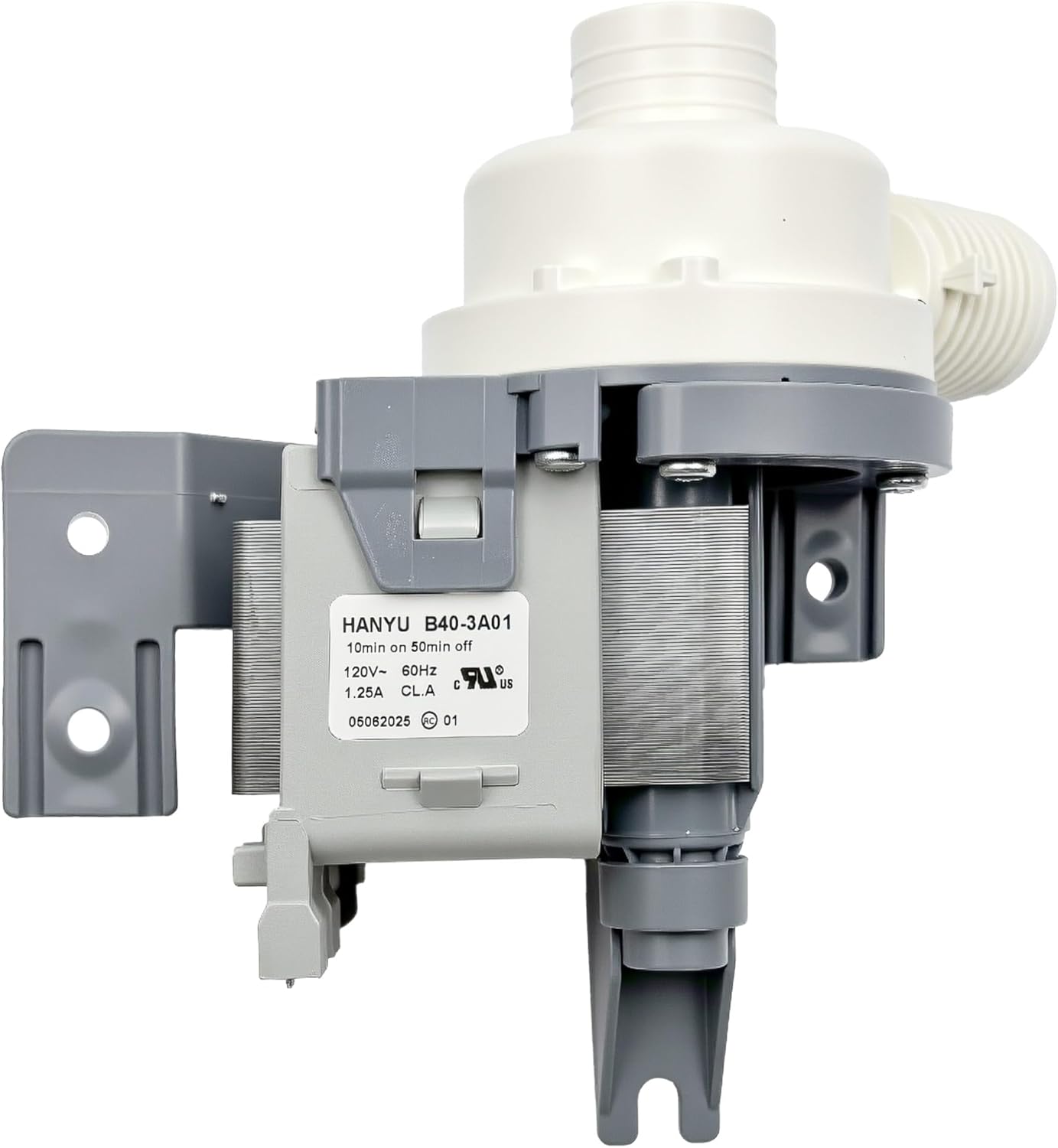 W10581874 WPW1058187 Washing Machine Drain Pump OEM Replacement for Whirlpool Maytag Kenmore Washing Machines, Replaces AP5949627, 3449735, PS10056668, EAP10056668