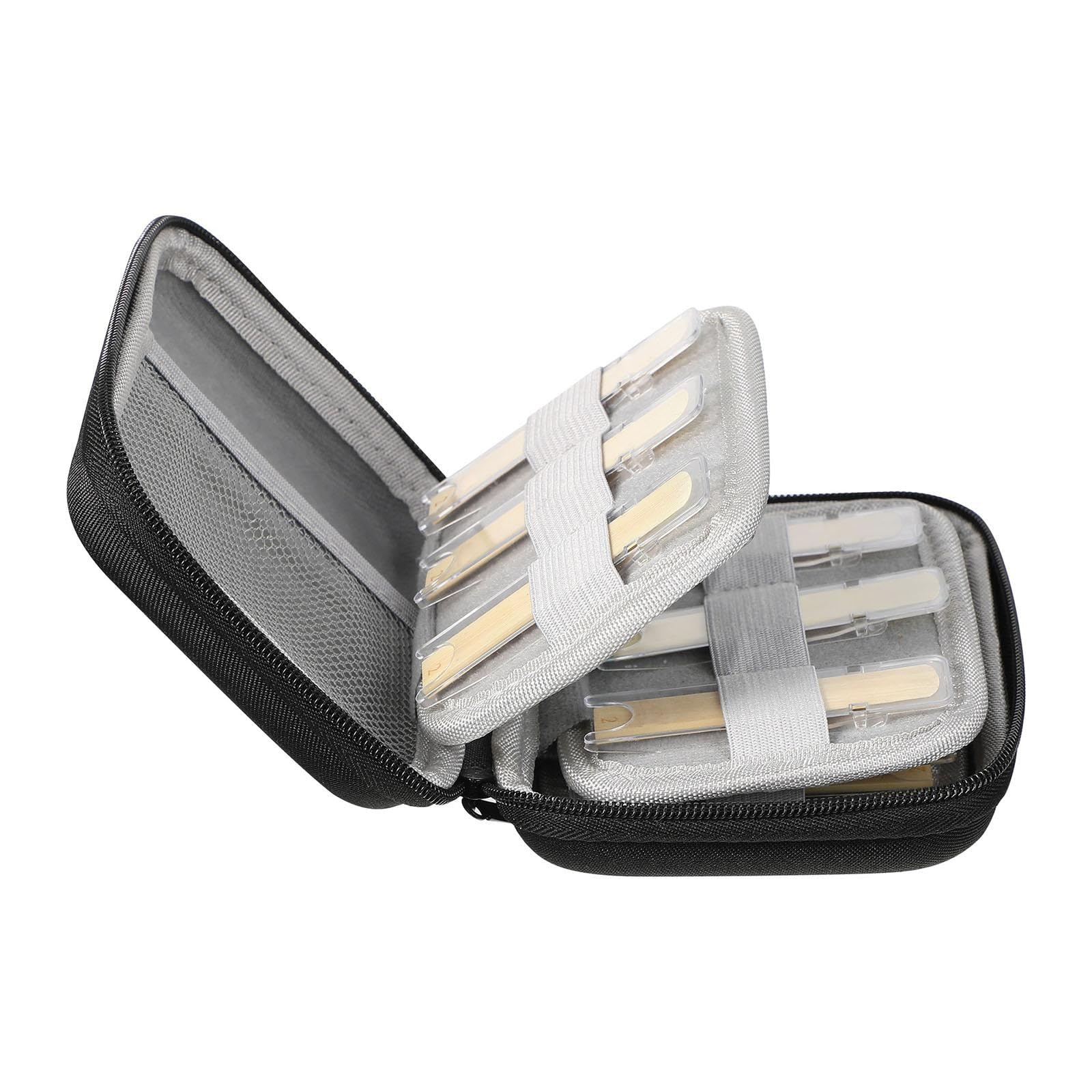 Estuche de Almacenamiento Y Transporte para Repuestos de Saxofón Alto, Negro