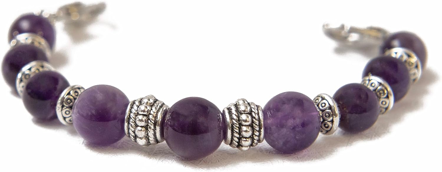 STRETCH Medical Alert Bracelet, Interchangeable Replacement Medical Bracelet, ID TAG NOT INCLUDED, Natural Stone