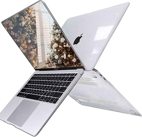Miniatura 17 de Funda compatible con MacBook Air de 13 pulgadas 2022-2018 M1 A2337 A2179 A1932 con pantalla Retina, funda rígida de plástico con 2 fundas