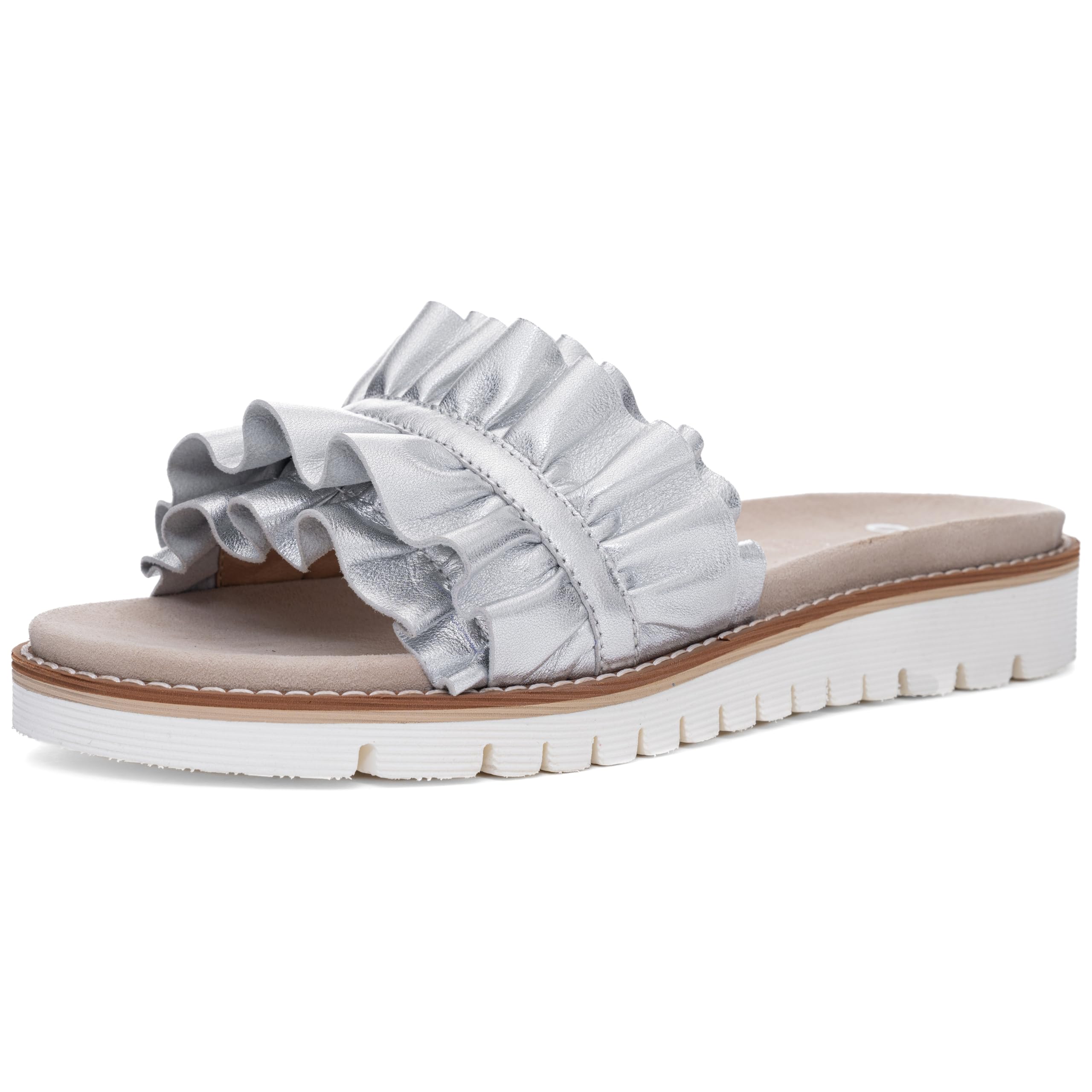 ARA Women's Kent Moccasin, Silver, 6-6.5 UK