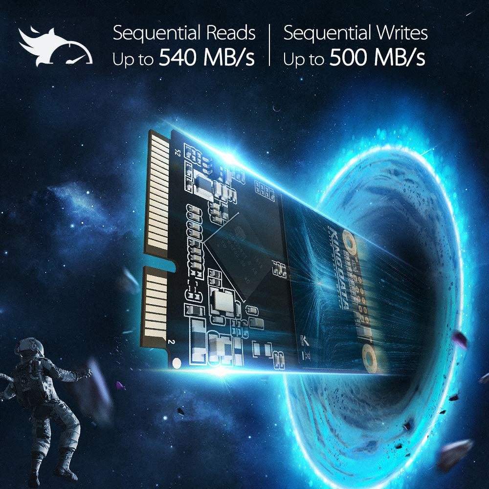 KINGDATA SSD Msata 512GB Unit?a stato solido interna Disco rigido ad alte prestazioni per laptop desktop SATA III 6 Gb/s ?MSATA, 512GB?