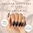 Glamnetic Press On Nails - Boba | Opaque Black Short Almond Nails, Salon Quality | 12 Sizes - 24 Nail Kit