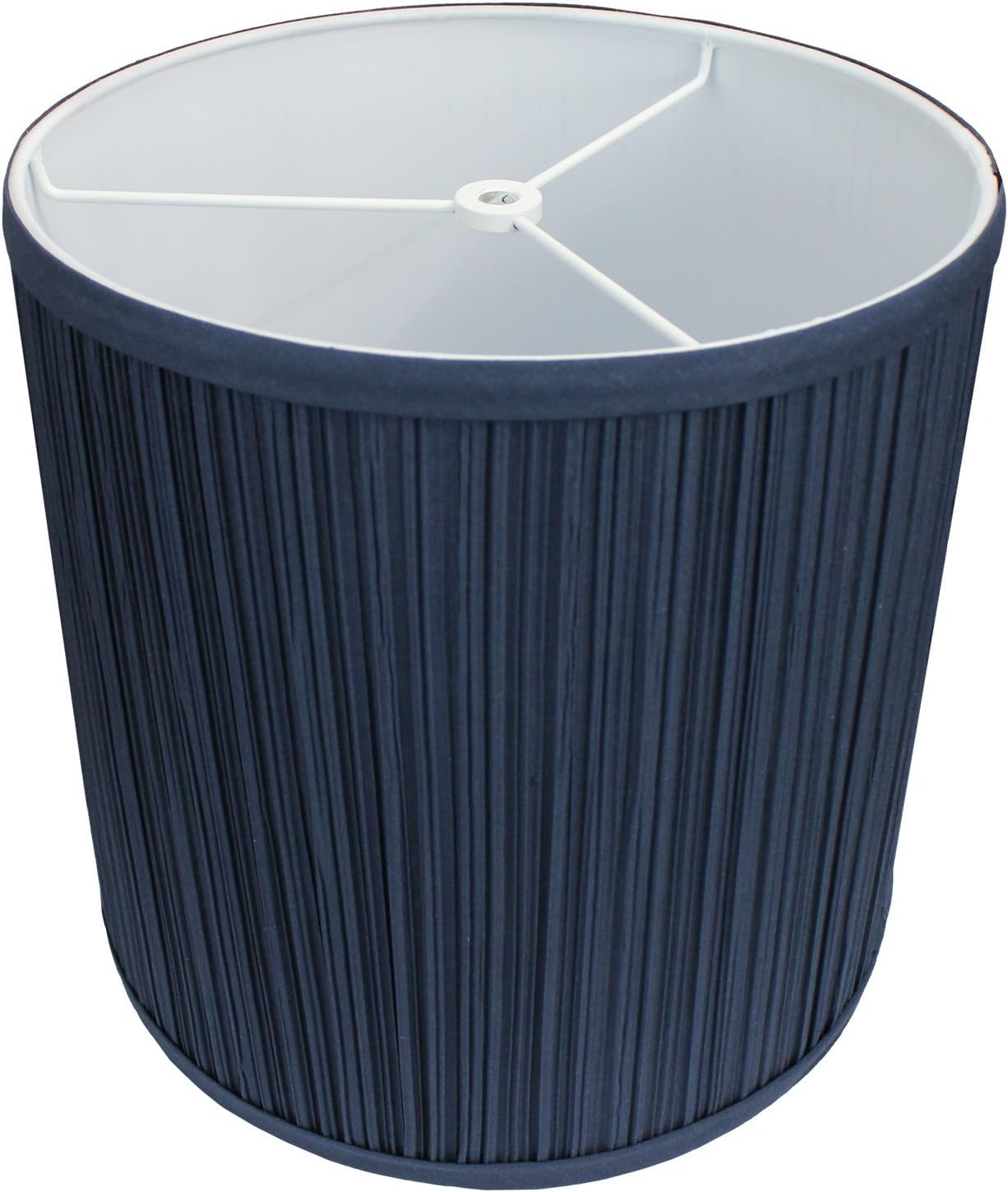 FenchelShades.com 10.5" Top Diameter x 10.5" Bottom Diameter 10.5" Height Cylinder Drum Lampshade USA Made (Hunter Green)