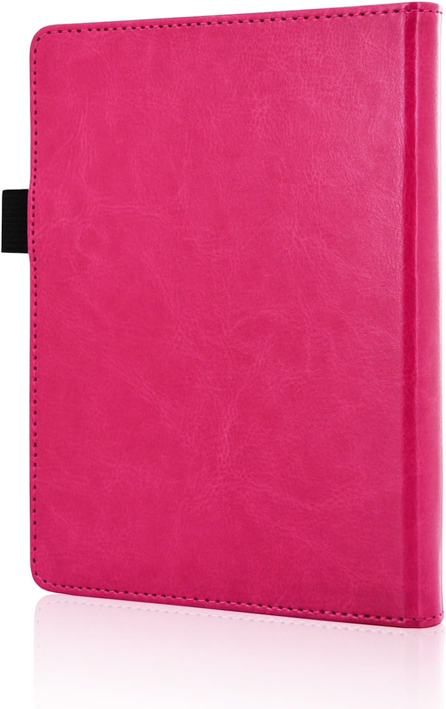 ACdream Nook GlowLight Plus 6inch Case[CAN NOT FIT Nook GLOWLIGHT 3 or 2019 New Nook Glowlight Plus 7.8 inch], Folio Premium PU Leather Cover Case for Barnes & Noble Nook GlowLight Plus, Hot Pink