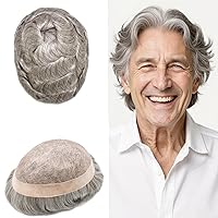 Vista 57 de Mens Toupee Hair Piece For Men Fine Mono Men Hair System Toupee For Men Hair Piece Real Human Hair System For Men Protesis Capilar Para Hombre 6x9