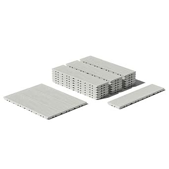 Veradek Outdoor Flooring Series Deck Tiles | Durable Interlocking Deck Tiles for All-Weather Use on Balconies, Patios, and Pools | Customizable Design and Easy Installation