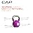 CAP Barbell 15 LB Neoprene Coated Cast Iron Kettlebell - Purple
