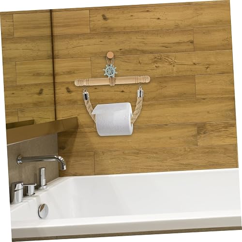 Portarrollos De Hierro Fundido Y Madera Estilo Industrial (ACL) - Fuerza Y Calidez Para Tu Baño