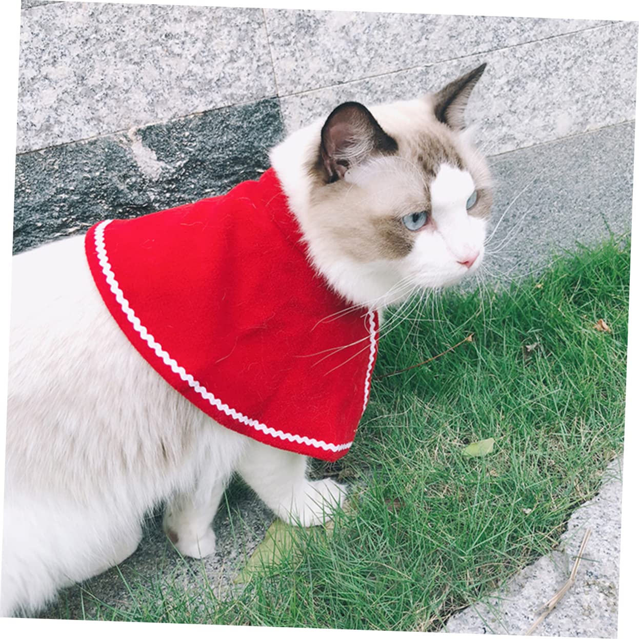 HMJGDHX 4 Pezzi Divertente Costume da Animale Domestico Mantello per Cani per Natale Festa per Animali Domestici Vestiti Cosplay Vestito per Cucciolo di Cane