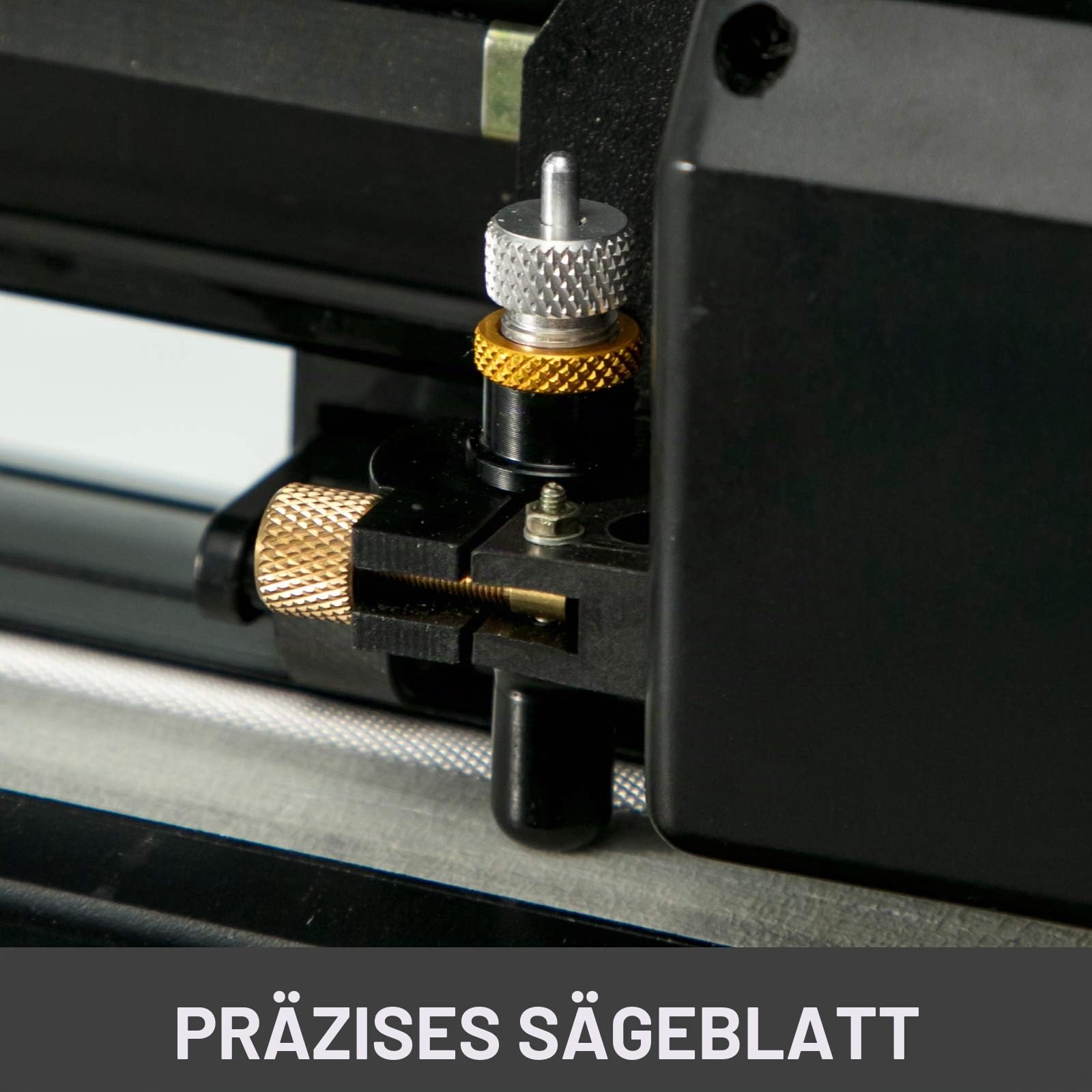 VEVOR 870mm Vinyl Schneideplotter 34Inch 3 Klingen Plottermaschine Vinyl Cutter Plotter Folienplotter Foliendrucker Profi Plotter Cutting mit Signmaster Software mit Ständer für Schilder Papierzufuhr