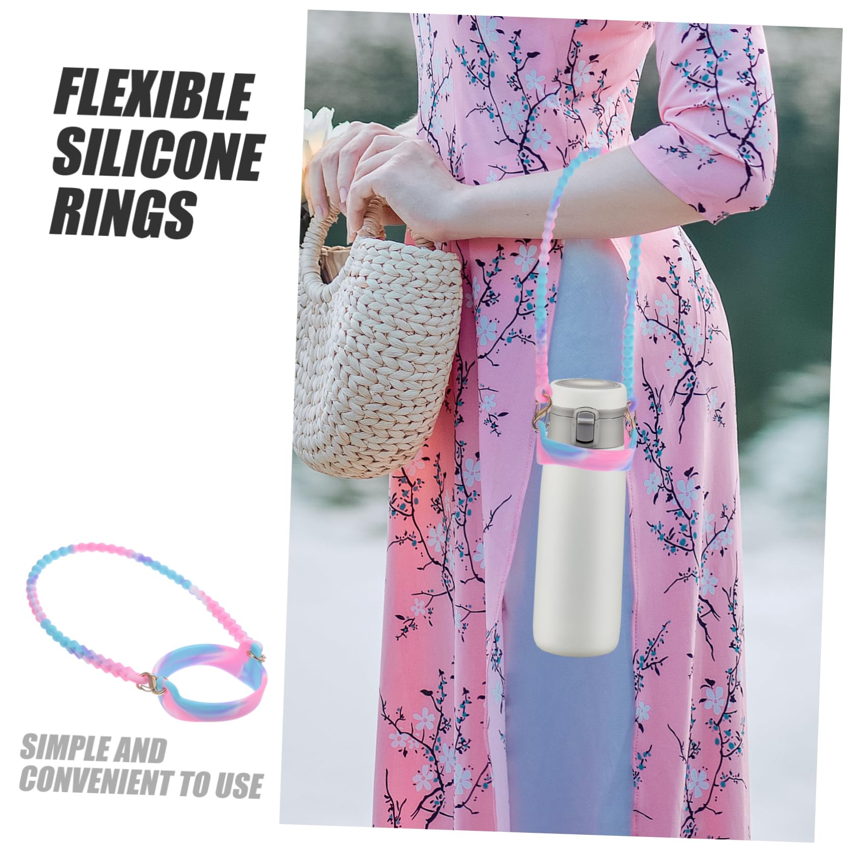 YARNOW 10 Pièces Réglable Bouilloire Sangle Porte-Bouteille d'eau Bouteille Sangle Portable Porte-Bouteille Bouilloire Sling Sangle Bouteille Sangle De Transport Porte-Bouteille Sangle