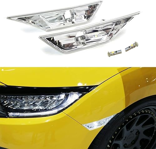 Miniatura 7 de Luces de posición NSLUMO delanteras de LED para Honda Civic OEM#H02551127N